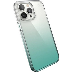 Speck (150093-9594) Iphone 14 Pro Max CASE, Presidio Perfect Clear Ombre (CLEAR/Fantasy Teal FADE)