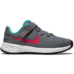 Nike Revolution 6 Παιδικά Αθλητικά Παπούτσια για Τρέξιμο Ανθρακί DD1114-006
