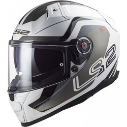 LS2 FF811 Vector II Metric White / Titanium / Silver Κράνος Μηχανής Full Face 1500gr
