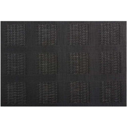 Σουπλά Με Τετράγωνη Πλέξη GI0081 45x30cm Black Maxwell & Williams PVC