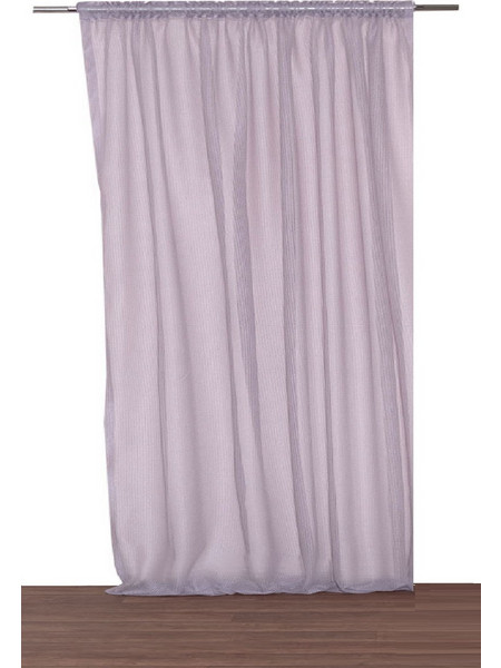 Viopros Κουρτίνα με Τρέσα 140x270 1630 Γκρι