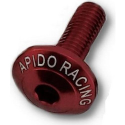 Βίδες Πλατυκέφαλες Αλουμινίου Apido Φ6 20mm Κόκκινες