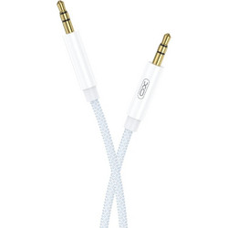 XO Καλώδιο 3.5mm σε 3.5mm Άσπρο-Μπλέ 1m (NB-R211C BLUE WHITE)