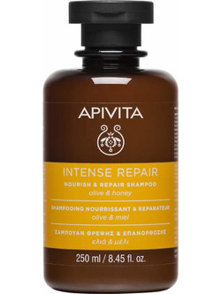 Apivita Nourish & Repair Ελιά & Μέλι Σαμπουάν για Επανόρθωση & Ψαλίδα για Ξηρά Μαλλιά 250ml
