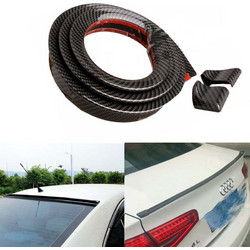 Αεροτομή Πορτ Παγκάζ Universal Lipspoiler Carbon 145x4cm Από Abs Πλαστικό (Soft)