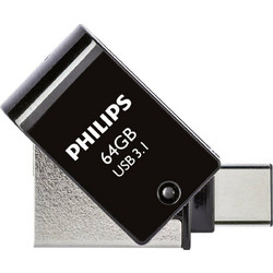 Philips 2 In 1 64GB USB Stick 3.2 Gen 2 με USB-A & USB-C