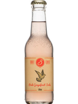 Three Cents Pink Grapefruit Soda 200ml
