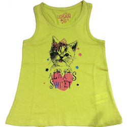 Losan Lime Παιδικό T-Shirt Αμάνικο Lime 416-1204AD-020