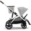 Cybex Gazelle S Καρότσι για Δίδυμα Grey Silver Frame