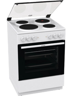 Gorenje GE6A40WB Κουζίνα Ηλεκτρική 71lt με Εμαγιέ Εστίες 60cm