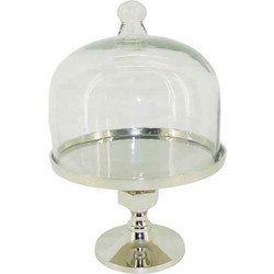 MOLDE ΚΟΥΠ ΑΛΟΥΜΙΝΙΟ ΓΥΑΛΙ ΧΡΥΣΟ D24xH37cm c446809
