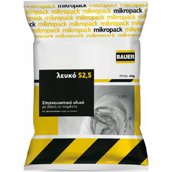 Τσιμέντο Υψηλών Αντοχών Λευκό 52,5 Bauer 4kg