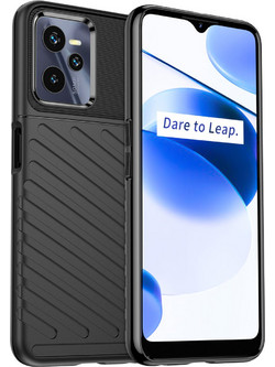Hurtel Thunder Case Θήκη για Realme C35 Μαύρη