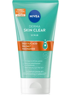 Nivea Derma Skin Clear Anti-Blemish Scrub Προσώπου 150ml