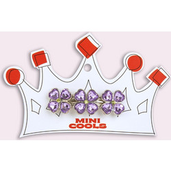Mini Cools Blossom Purple Hair Slide