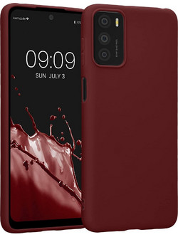 KWmobile Θήκη Σιλικόνης Motorola Moto G42 - Bordeaux Violet (59182.187)