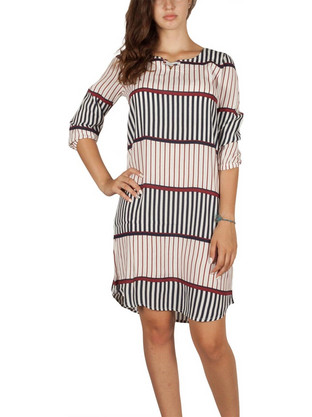 Soft Rebels Lilly Mini Καθημερινό Φόρεμα Πολύχρωμο 417-717