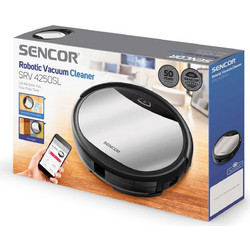 Sencor SRV 4250SL Σκούπα Ρομπότ για Σκούπισμα & Σφουγγάρισμα με Wi-Fi