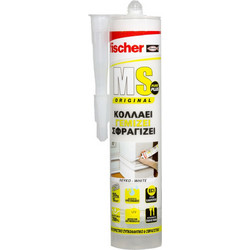 Fischer Συγκολλητικό - Σφραγιστικό Fischer MS Original Λευκό 290ml (546620)