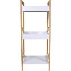 Next Ραφιέρα Δαπέδου Λευκό-Φυσικό 29.5x28.5x72cm 35293 ref10204170