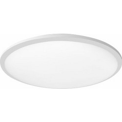 3317 ΠΛΑΦΟΝΙΕΡΑ ΟΡΟΦΗΣ LED 12W 4000Κ ΛΕΥΚΗ ΣΤΡΟΓΓΥΛΗ ΣΤΕΓΑΝΗ SPOTLIGHT