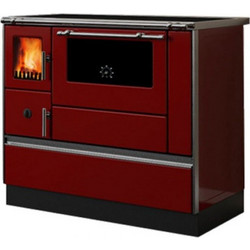 Alfa Plam 90 Dominant Red Ατσάλινη Ξυλόσομπα με Φούρνο 6.5kW
