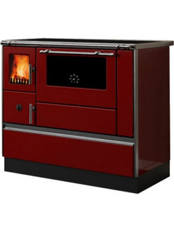 Alfa Plam 90 Dominant Red Ατσάλινη Ξυλόσομπα με Φούρνο 6.5kW