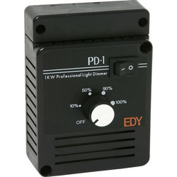 Ρυθμιστής φωτισμού - DIMMER PD-1 μαύρο 230V 1KW επαγωγικών/ωμικών φορτίων με SOFT START - 200.0005