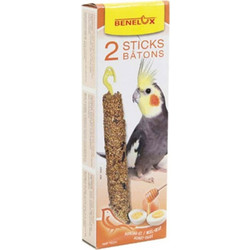 Benelux Sticks Parrots with Honey & Egg 55gr 2τμχ