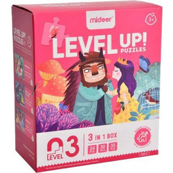 Παιδικό Puzzle Mideer Level Up 3 Princess Fate 24 + 30 + 35 Κομμάτια