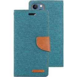 GOOSPERY CANVAS DIARY CASE IPHONE 14 - GREEN