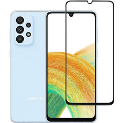 Powertech TGC-0553 Full Glue 5D Tempered Glass Black (Galaxy A33)
