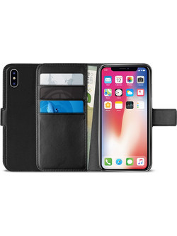 Puro Booklet Wallet Black (iPhone XS Max) (IPCX65BOOKC4BLK)