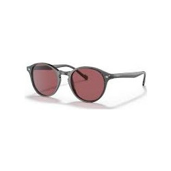 Vogue VO5327S 2923/69 Γυναικεία Γυαλιά Ηλίου Στρογγυλά Κοκάλινα Γκρι με Μώβ Φακό
