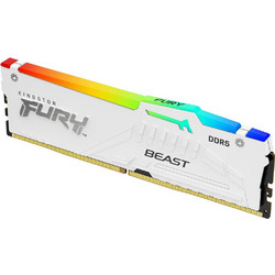Kingston Fury Beast RGB 16GB (1X16GB) DDR5 5200MHz C40 White