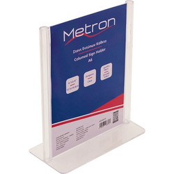METRON ΣΤΑΝΤ ΕΝΤΥΠΩΝ ΚΑΘΕΤΟ ΔΙΠΛΗΣ ΟΨΗΣ T-SHAPE ΠΛΕΞΙΓΚΛΑΣ Α6
