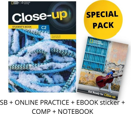 CLOSE-UP C2 SPECIAL PACK (SB + ONLINE PRACTICE + EBOOK sticker + COMP + NOTEBOOK) - EKV