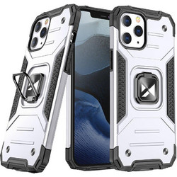 Wozinsky Ring Armor Back Cover Silver (iPhone 14 Pro)