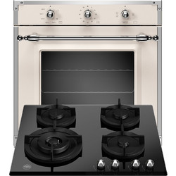 Bertazzoni Φούρνος Αερίου Άνω Πάγκου 57lt 59.5cm F605HERGKAX με Εστίες Αερίου P604LMODGNEX