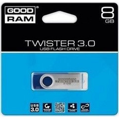 GoodRam Twister UTS3 8GB USB Stick 3.2 Gen 1 με USB-A Μαύρο