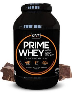 QNT Prime Whey Belgian Chocolate Brownie Πρωτεΐνη Ορού Γάλακτος Γράμμωσης 2kg