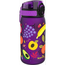 Ion8 Φρούτα Παιδικό Μπουκάλι Πλαστικό BPA Free Μωβ 400ml