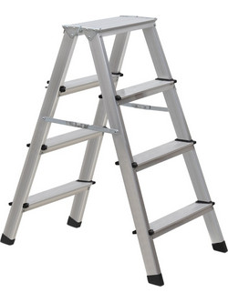 Perilla Double Step Διπλή Σκάλα Αλουμινίου 2x4 Σκαλοπάτια PER51086