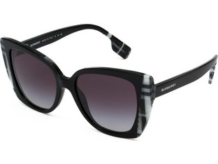 Burberry BE4393 4051/8G Γυναικεία Γυαλιά Ηλίου Πεταλούδα Κοκάλινα Μαύρα με Μαύρο Degradee Φακό