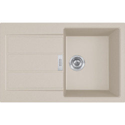 Franke Sirius 2.0 S2D 611-78 Oatmeal Ένθετος Νεροχύτης Γρανίτη Αντιστρεφόμενος