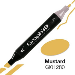 Μαρκαδόρος Graph It Twin Tip Mustard 1280