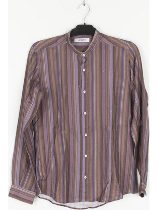 UNGARO CAMICIA/SHIRT πουκαμισο ριγε πολυχρωμο με μαο γιακα μακρυμανικο κανονικη γραμμη