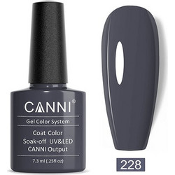 Canni 228 Fashionable Grey Ημιμόνιμο Βερνίκι Νυχιών 7.3ml