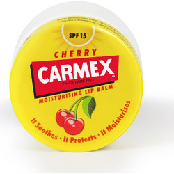 Carmex Cherry Lip Balm Pot με Χρώμα SPF15 75ml