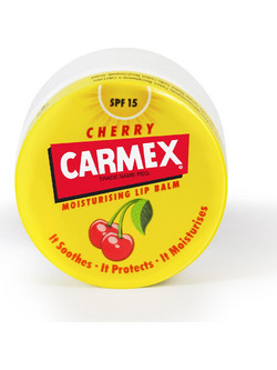 Carmex Cherry Lip Balm Pot με Χρώμα SPF15 75ml